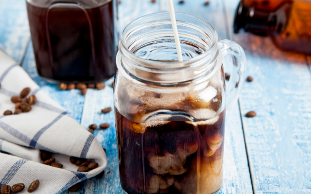 cold brew with milk