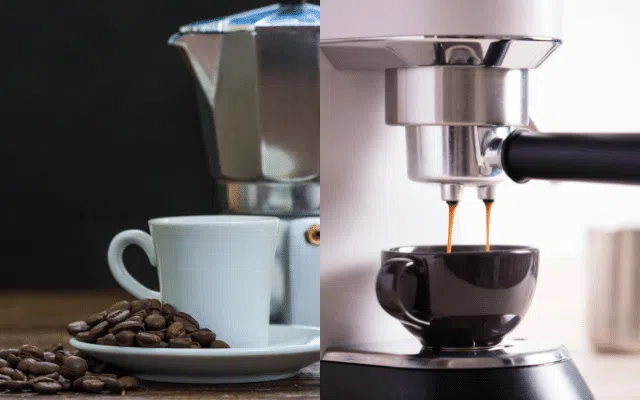 Focus moka pot vs espresso machine