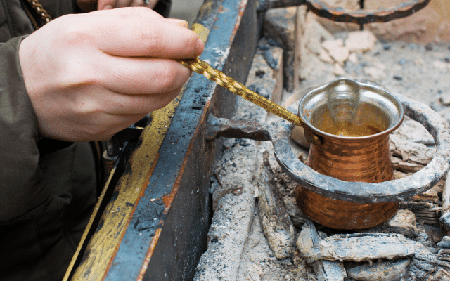 Focus how to make turkish coffee at home